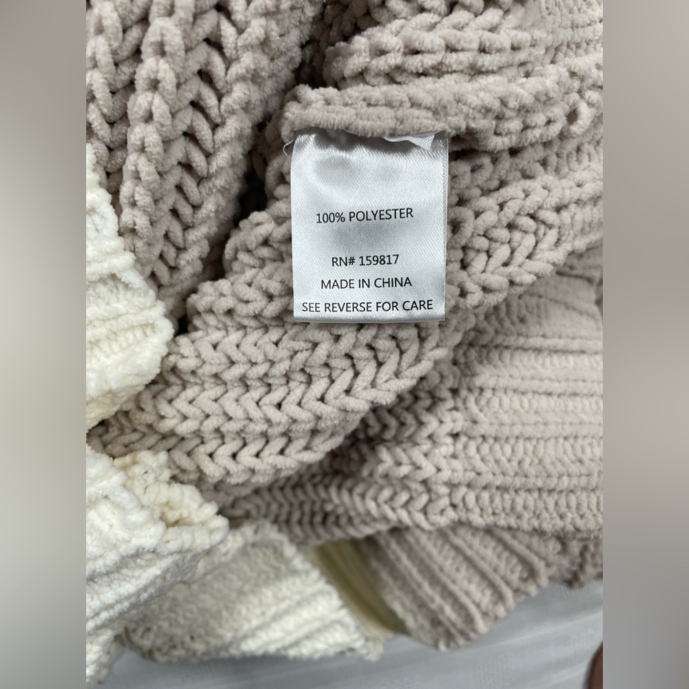 ALTAR’d State Sweater Colorblock Knit Cropped Pullover NWT Women’s Size Medium - Picture 11 of 14